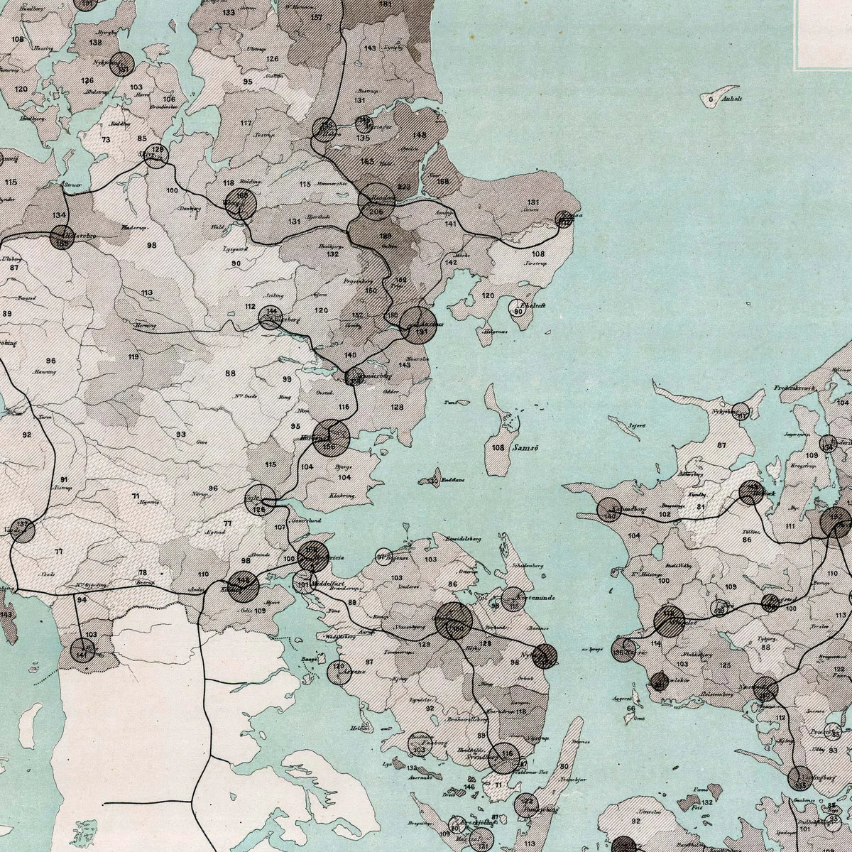 Dødelighedskort 1870-1874 - Statistik i Danmark – billede 4