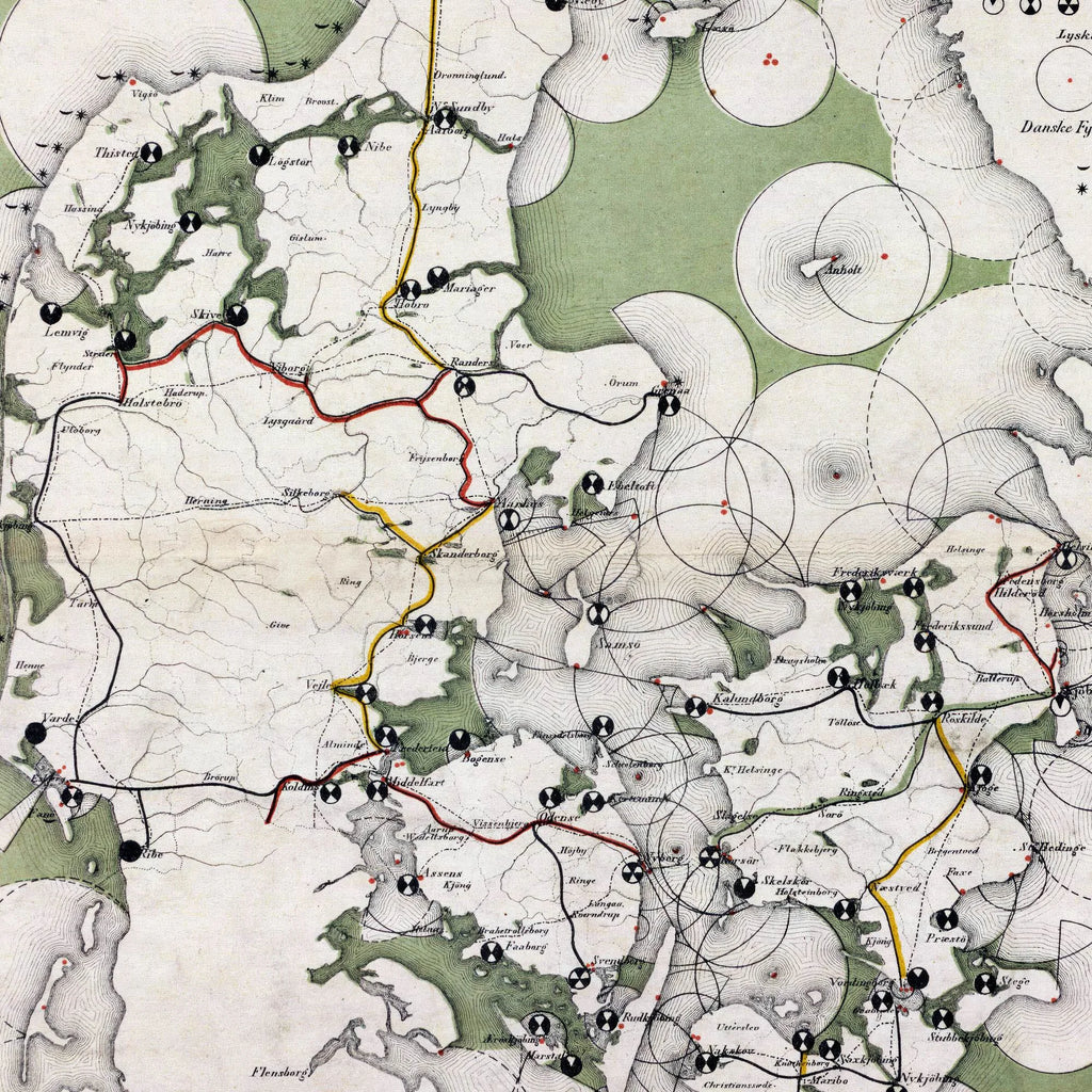 Danmarks jernbaner, chausséer og fyrtårne 1877 – billede 4
