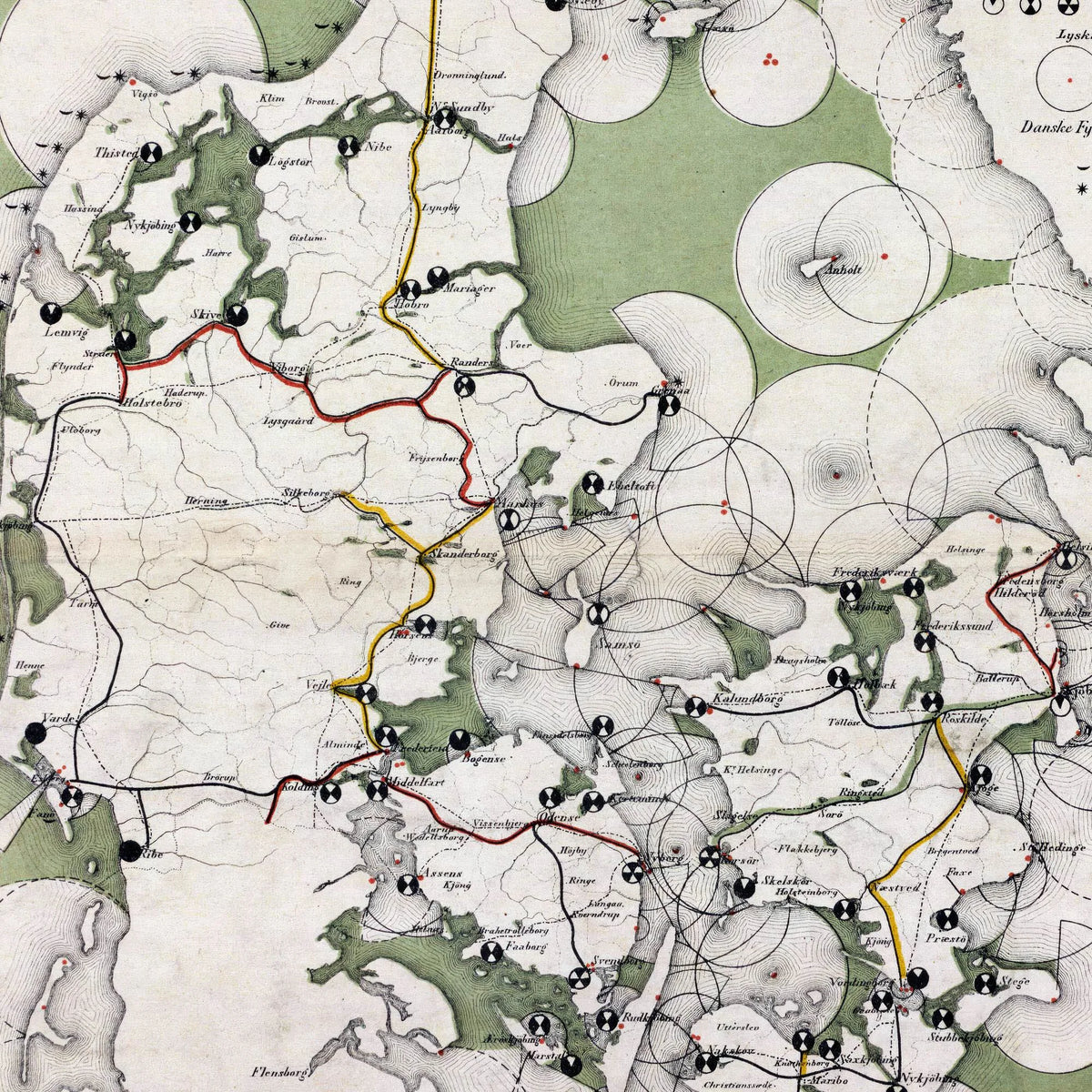 Danmarks jernbaner, chausséer og fyrtårne 1877 – billede 4