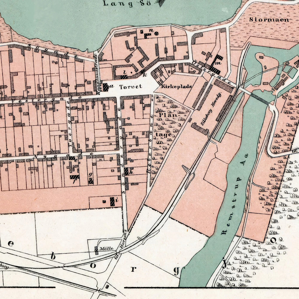 Silkeborg 1879 - Historisk bykort – billede 4
