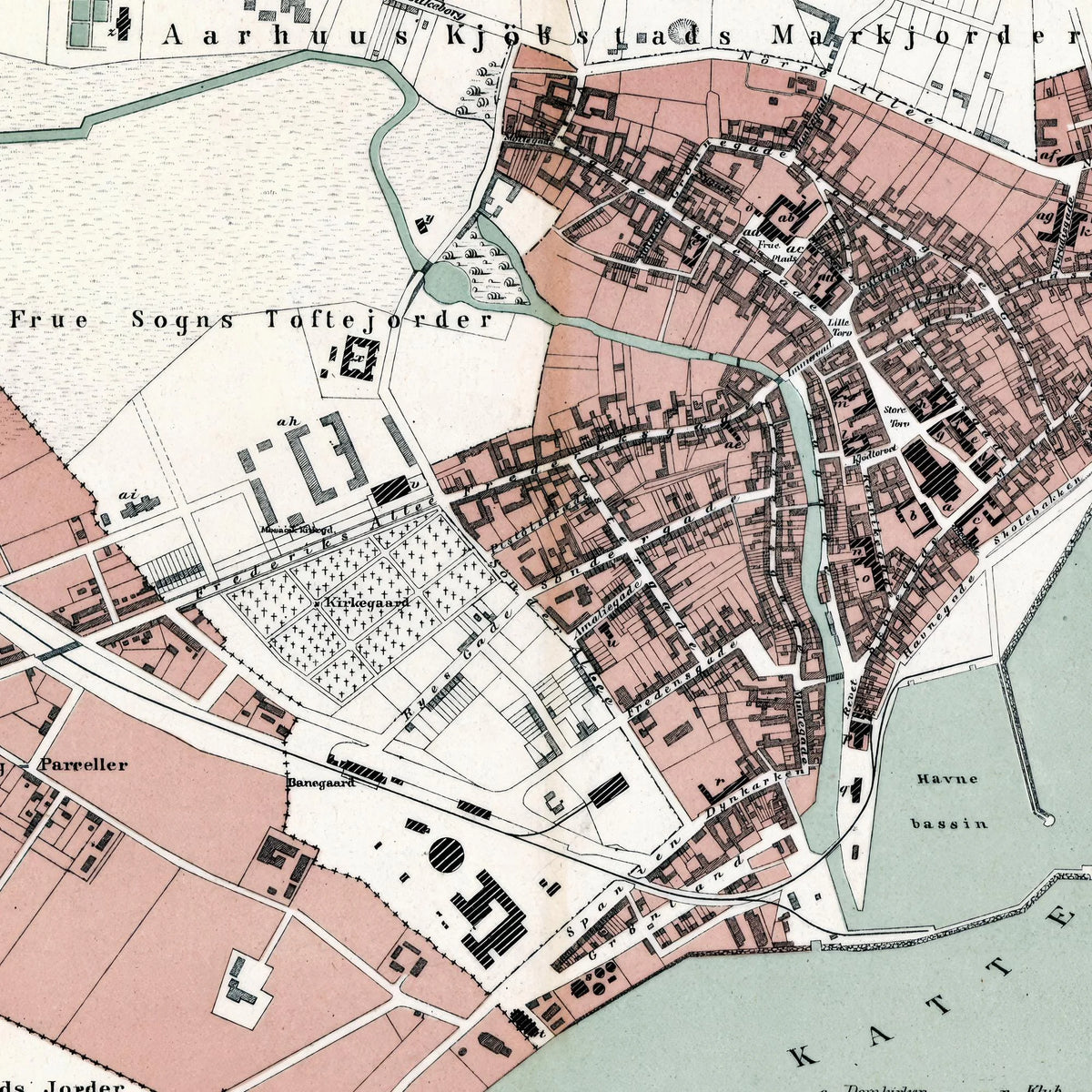 Aarhus 1879 - Århus Bykort – billede 4