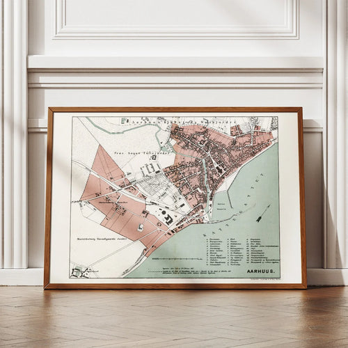 Aarhus 1879 - Århus Bykort – billede 2