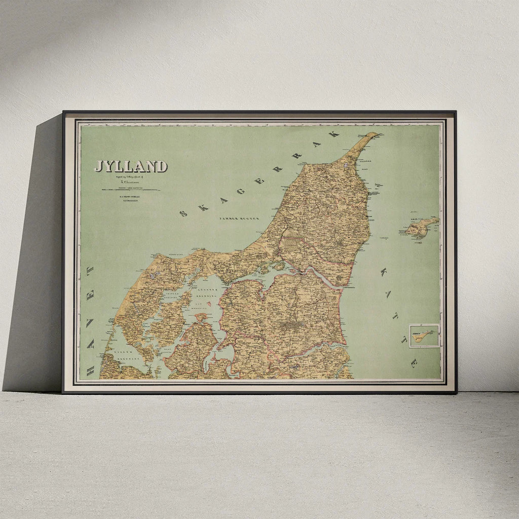 Midt- & Nordjylland 1882 - Oversigtskort – billede 3