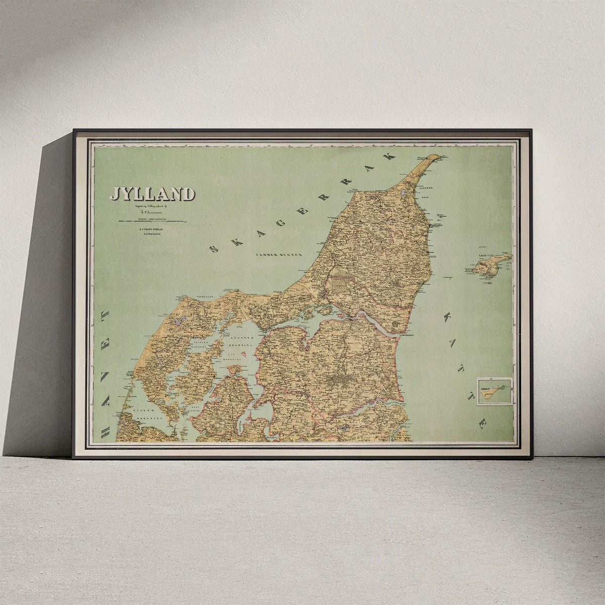 Midt- & Nordjylland 1882 - Oversigtskort – billede 3