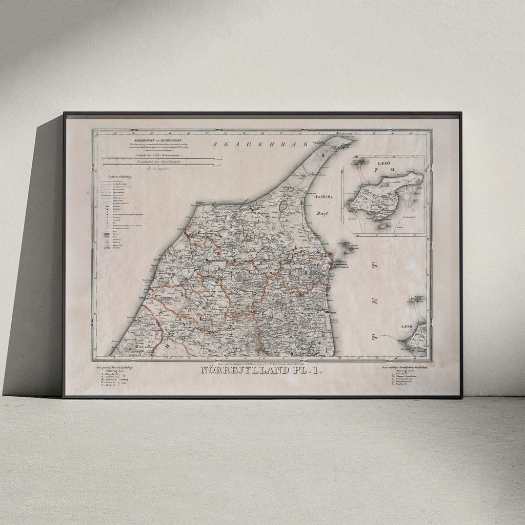 Nørrejylland 1841 - Hjørring Amt – billede 3