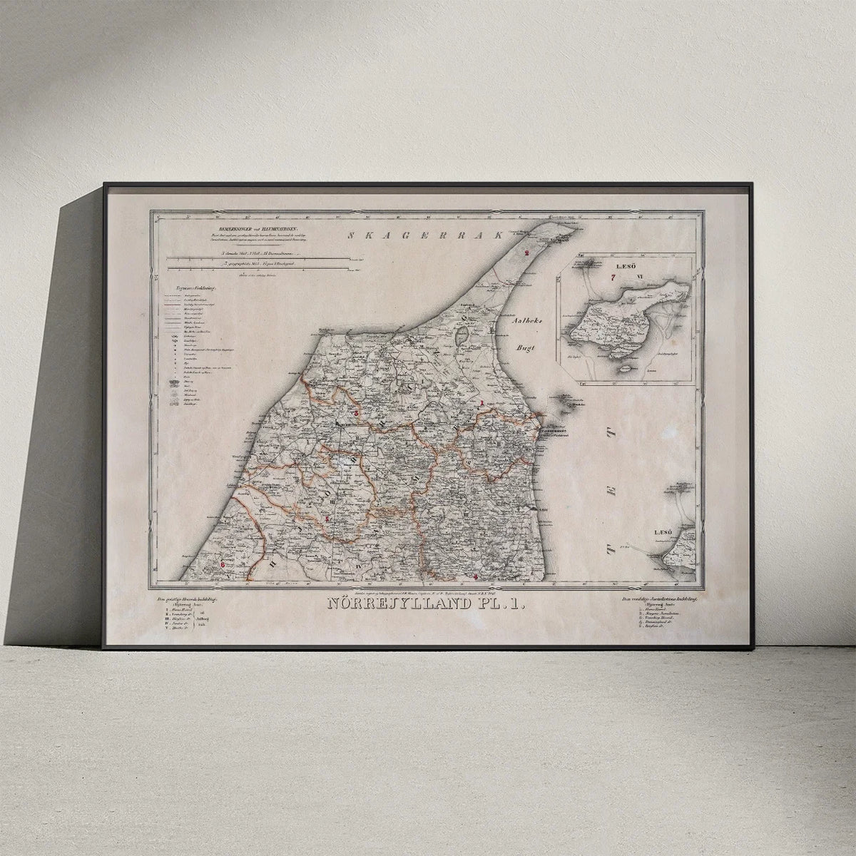 Nørrejylland 1841 - Hjørring Amt – billede 3
