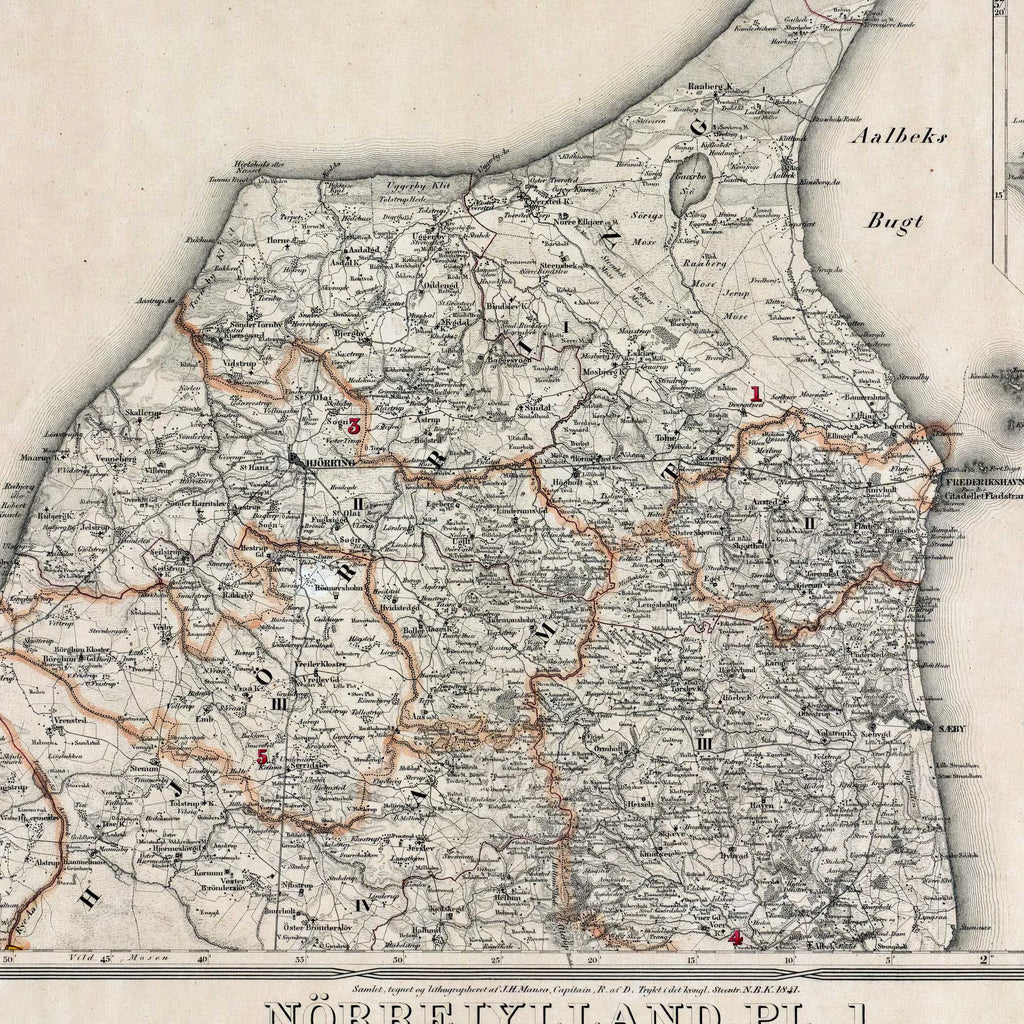 Nørrejylland 1841 - Hjørring Amt – billede 4