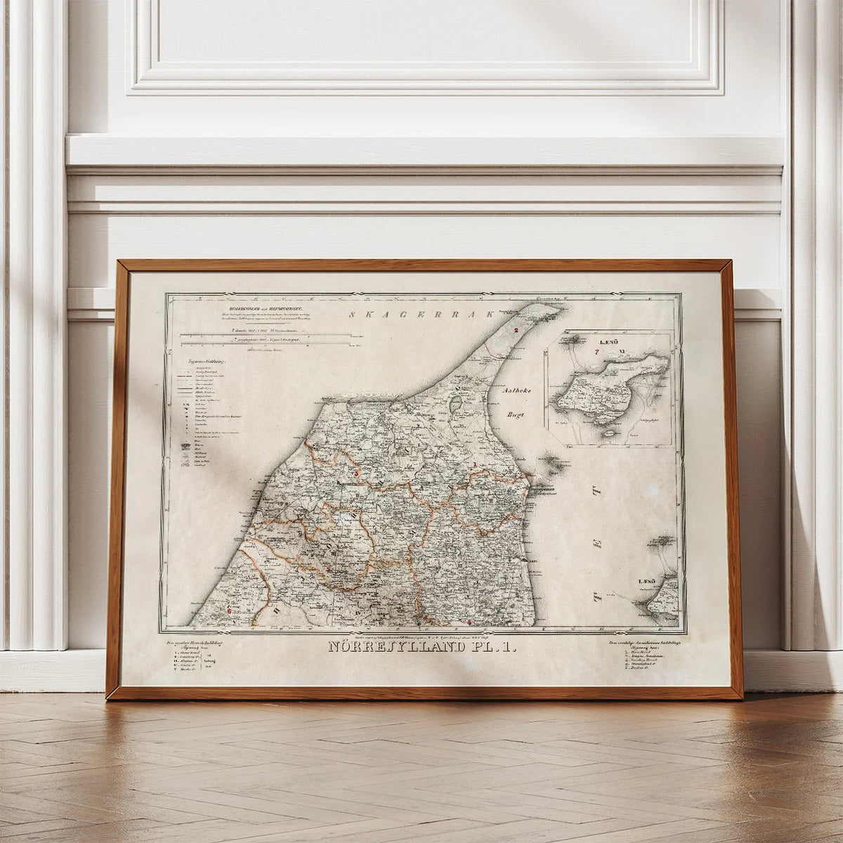 Nørrejylland 1841 - Hjørring Amt – billede 2