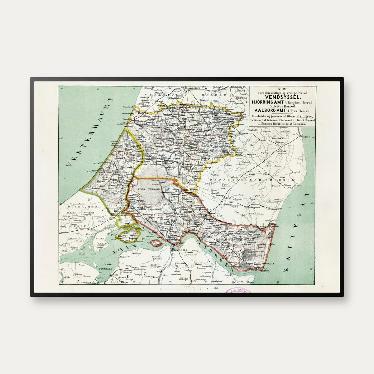 Vendsyssel 1873 - Vestlige og sydlige del – billede 1