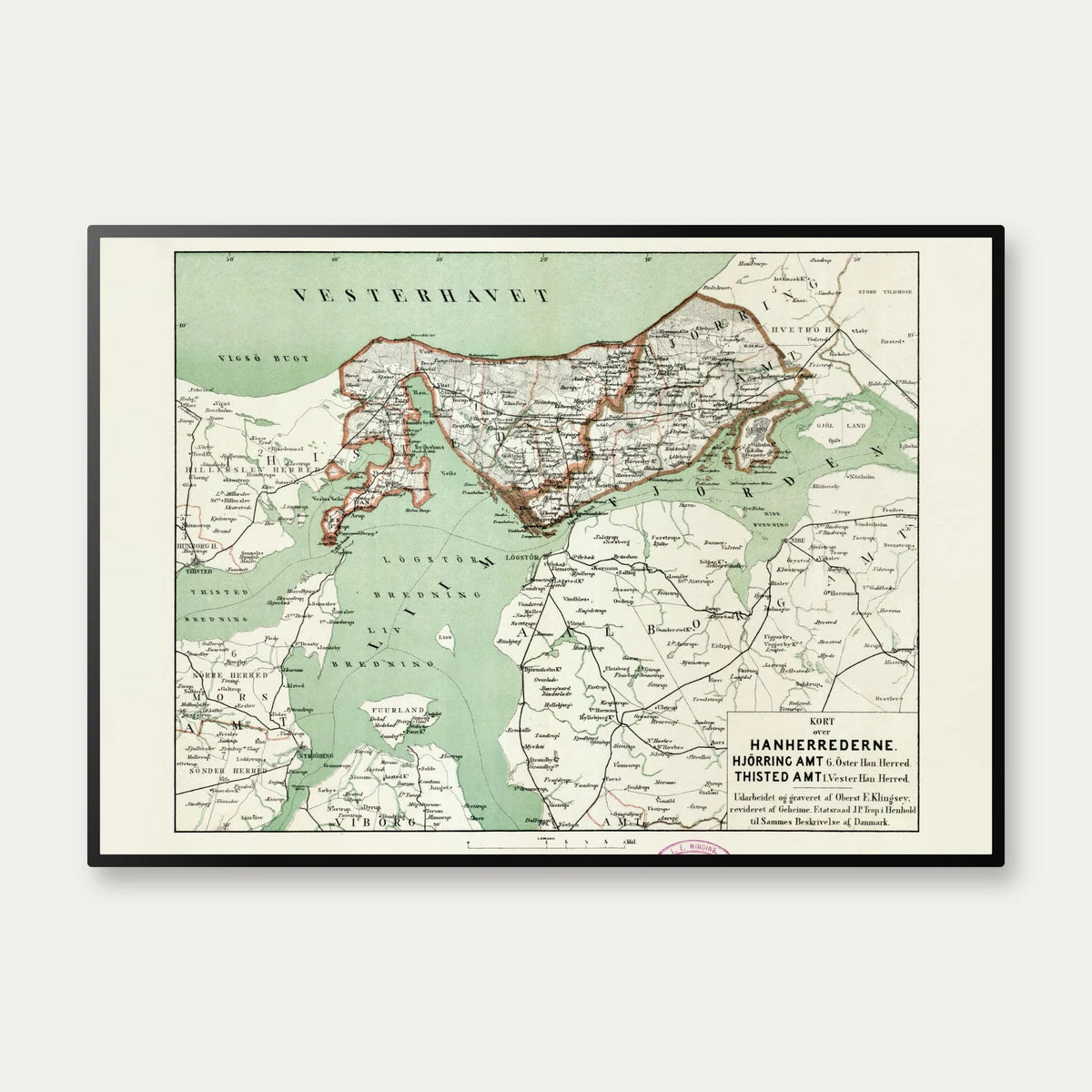 Hanherrederne 1873 - Thisted og Hjørring Amt – billede 1