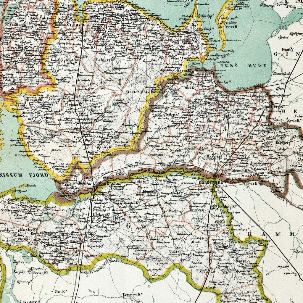 Nord-vestlige del af Ringkjøbing Amt 1873 – billede 4