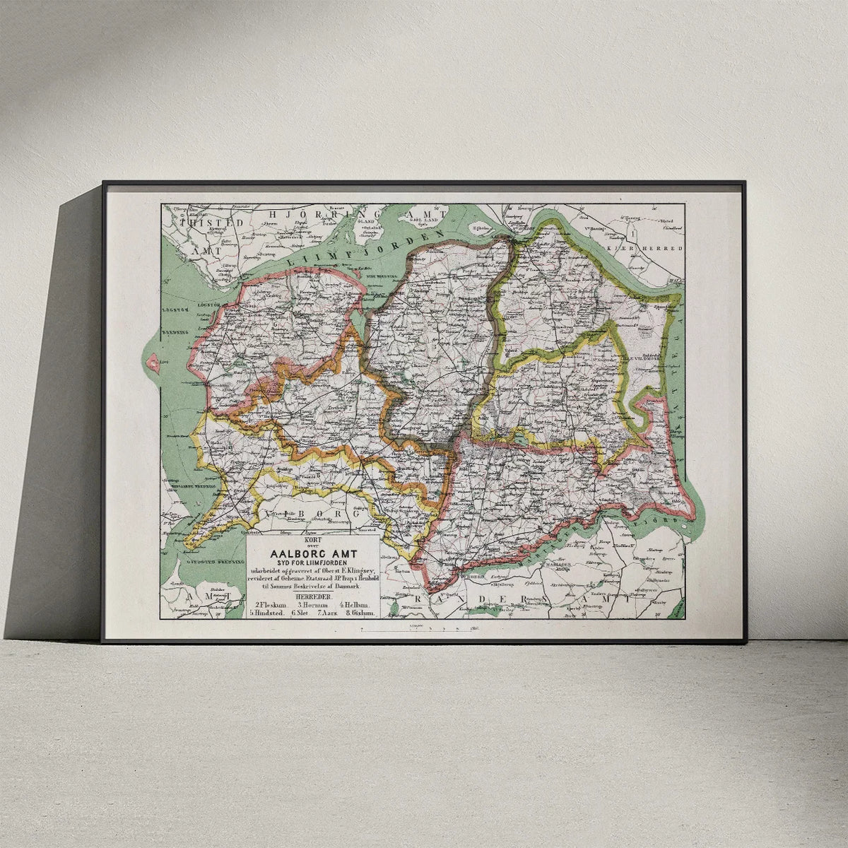 Aalborg Amt 1873 - Kort – billede 3
