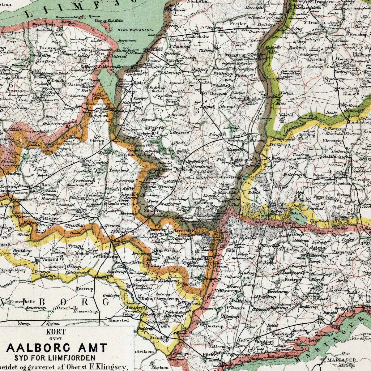 Aalborg Amt 1873 - Kort – billede 4