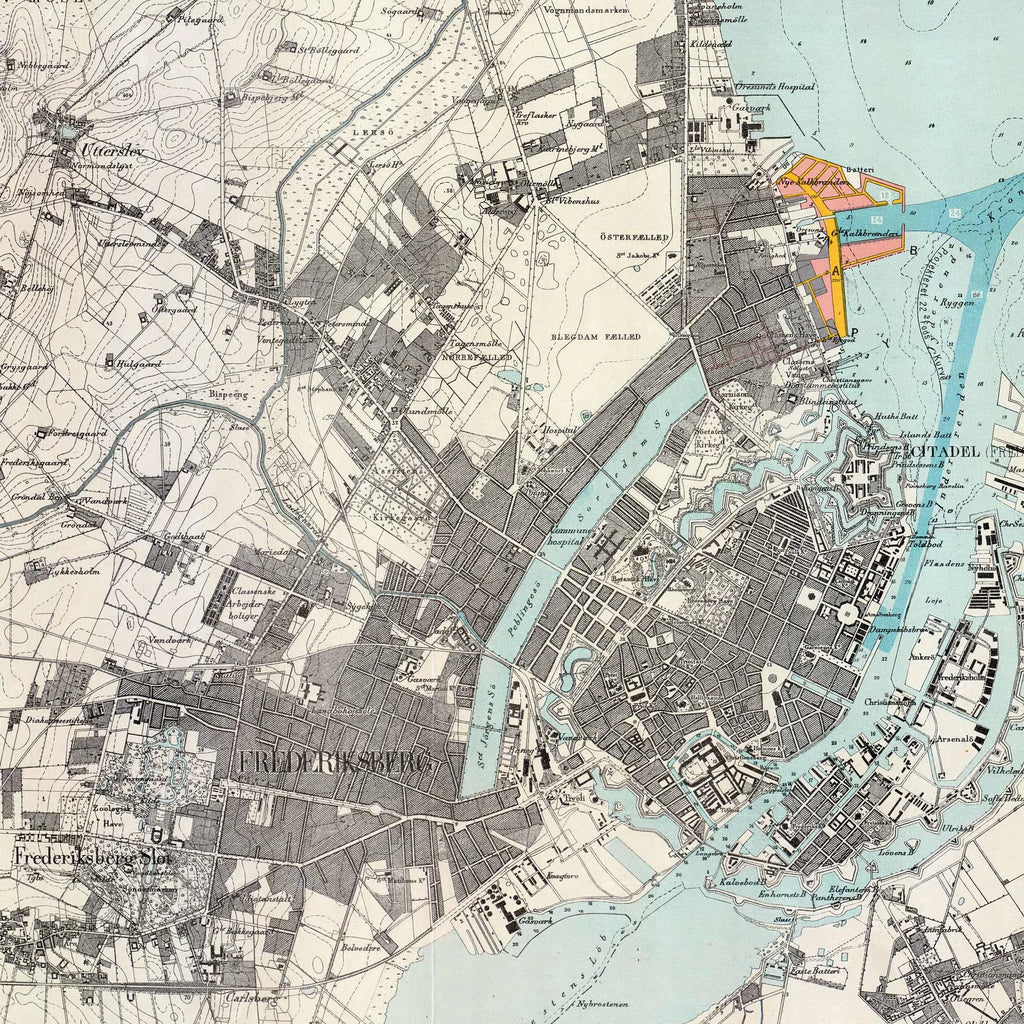 Københavns Havn 1884 - Kort – billede 4