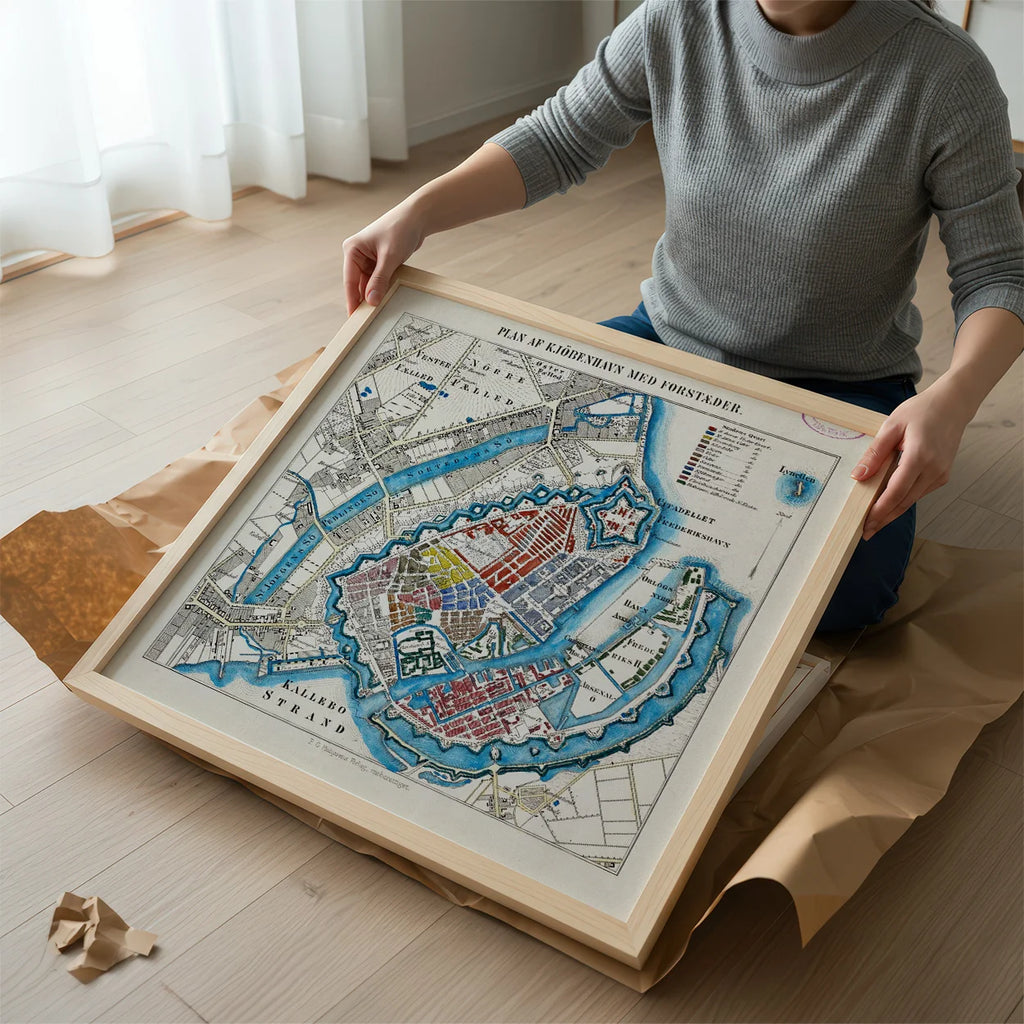 København med forstæder 1846 - Kort – billede 2