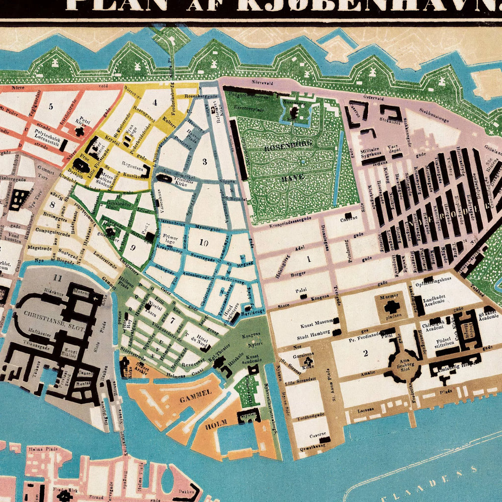 København 1842 - Historisk kort – billede 4