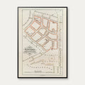 København Købmagerkvarter 1841 - Bykort – billede 1