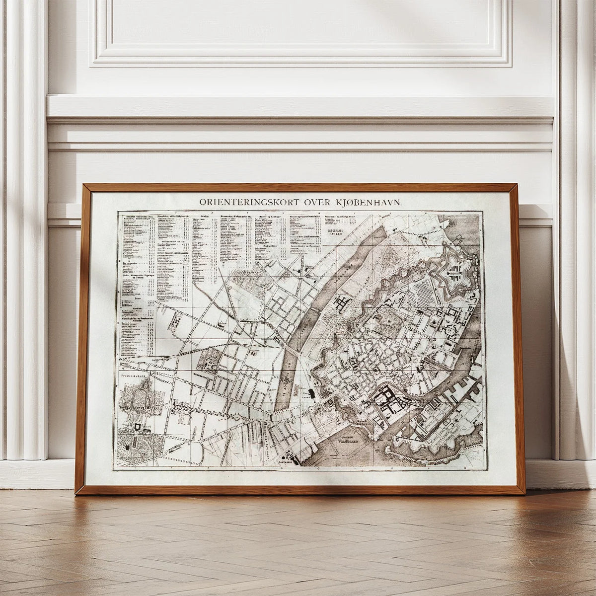 København Orienteringskort 1872 – billede 2