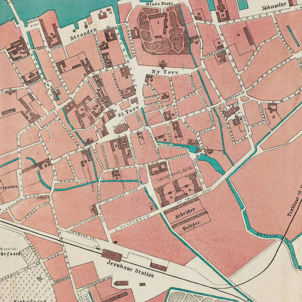 Aalborg Bykort 1876 - Kort – billede 4