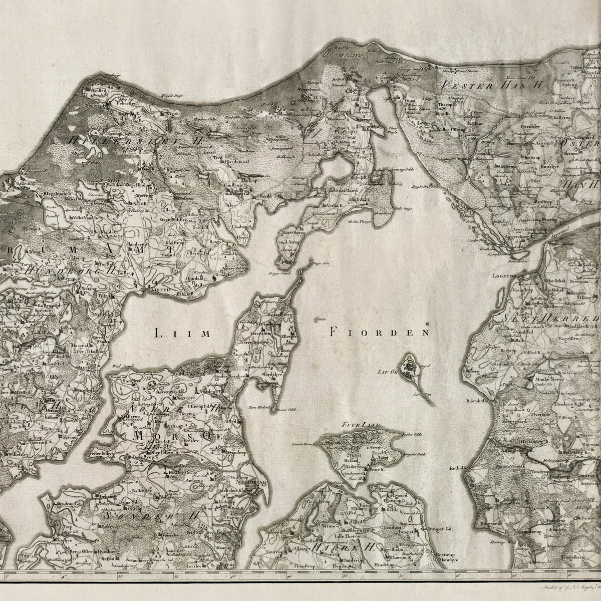 Ørum Amt 1797 - Historisk Kort – billede 4