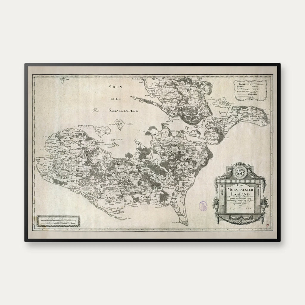 Møn, Falster og Lolland 1781 - Videnskabernes Selskab – billede 1