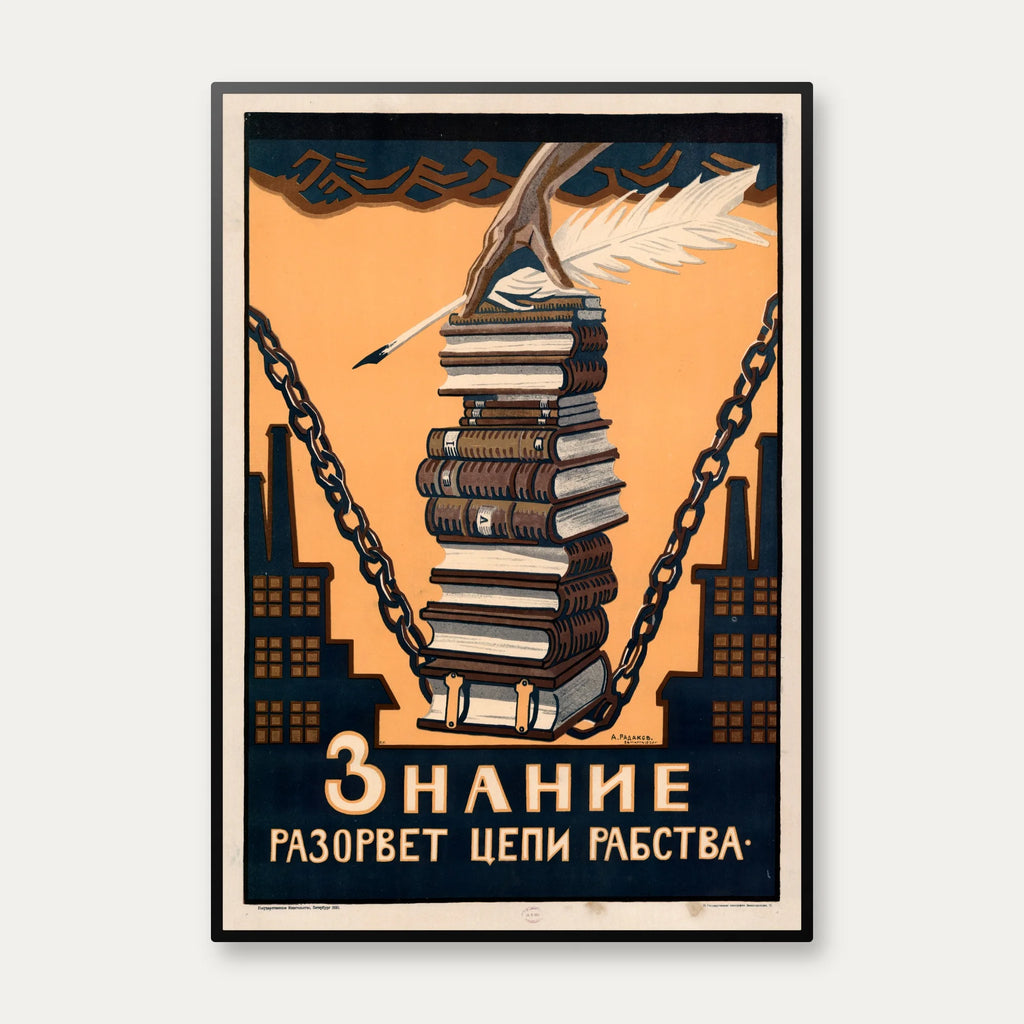 Viden bryder slaveriets lænker 1920 - Plakat – billede 1