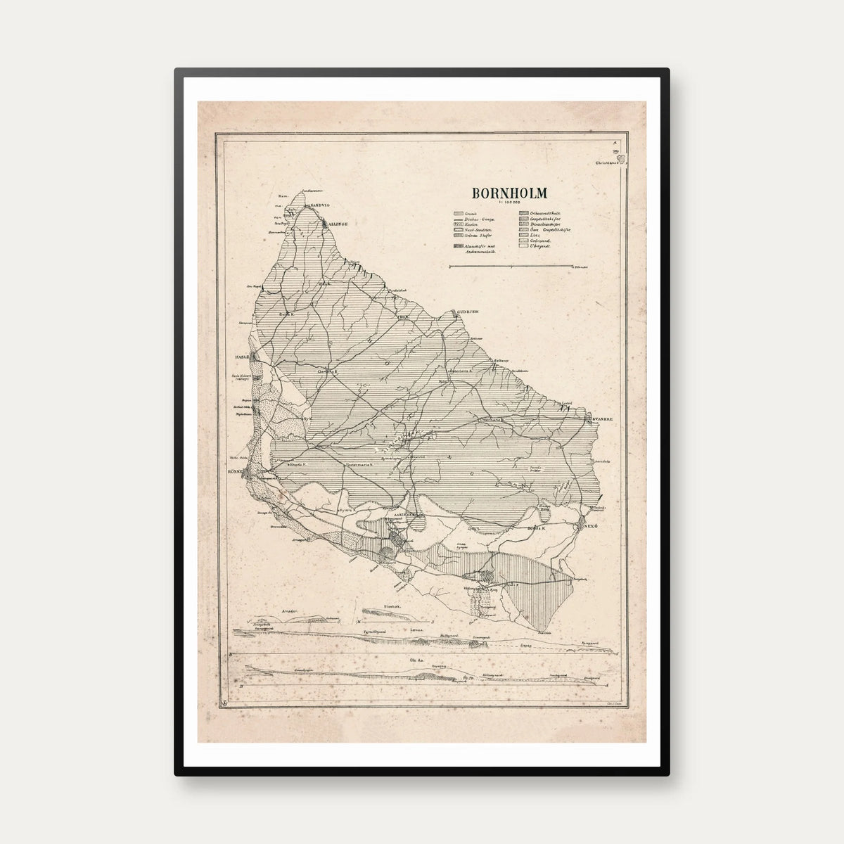 Bornholm 1898 - Anskuelsestavle – billede 1