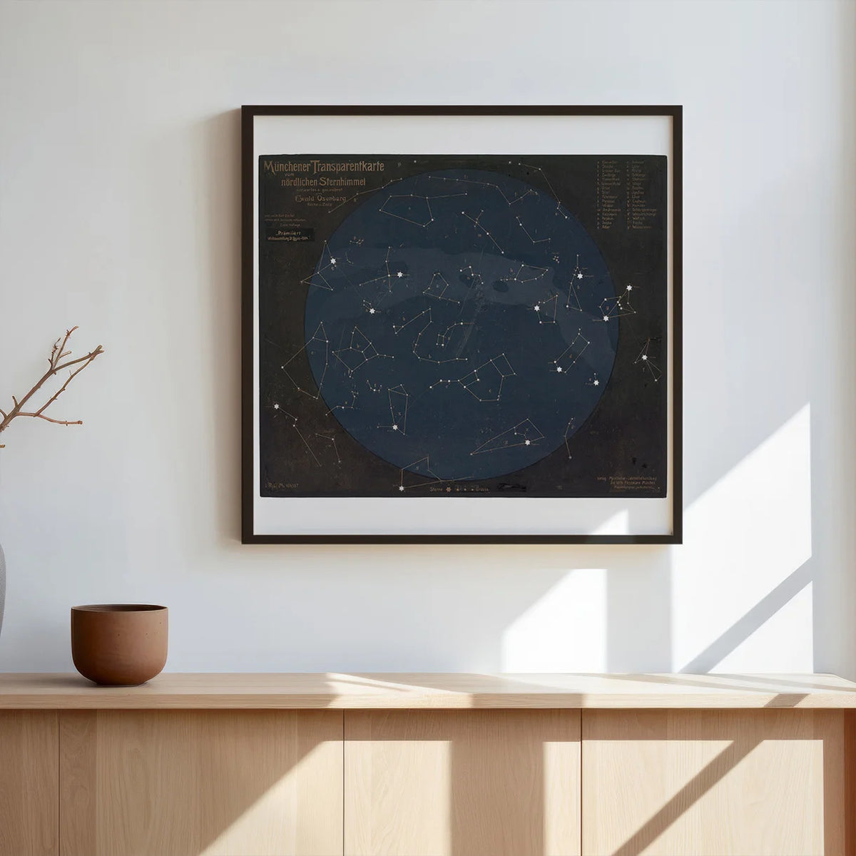 Osenbergs stjernekort 1911 - Astronomi - Kvadrat – billede 3
