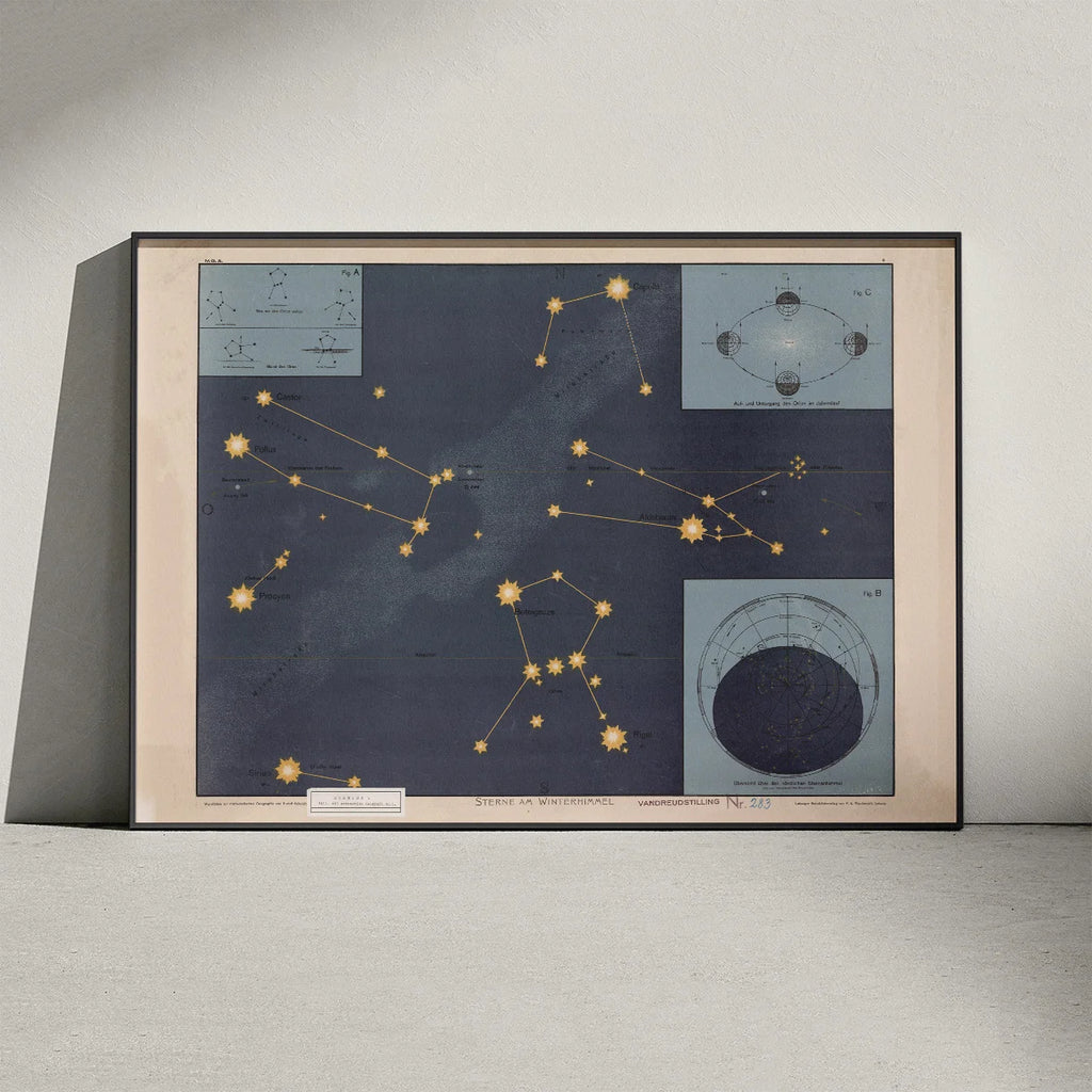 Vinterhimlens stjerner 1920 - Astronomi – billede 2