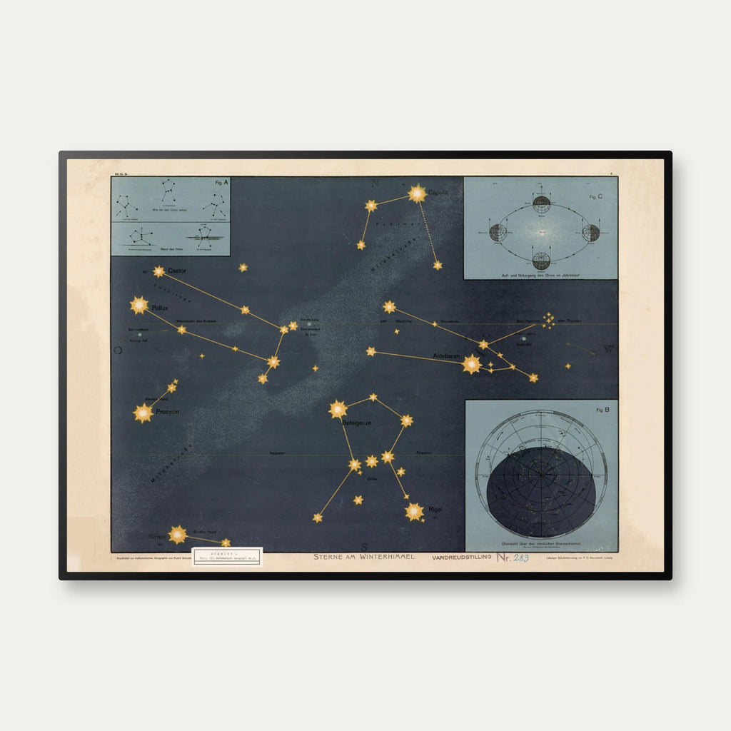 Vinterhimlens stjerner 1920 - Astronomi – billede 1