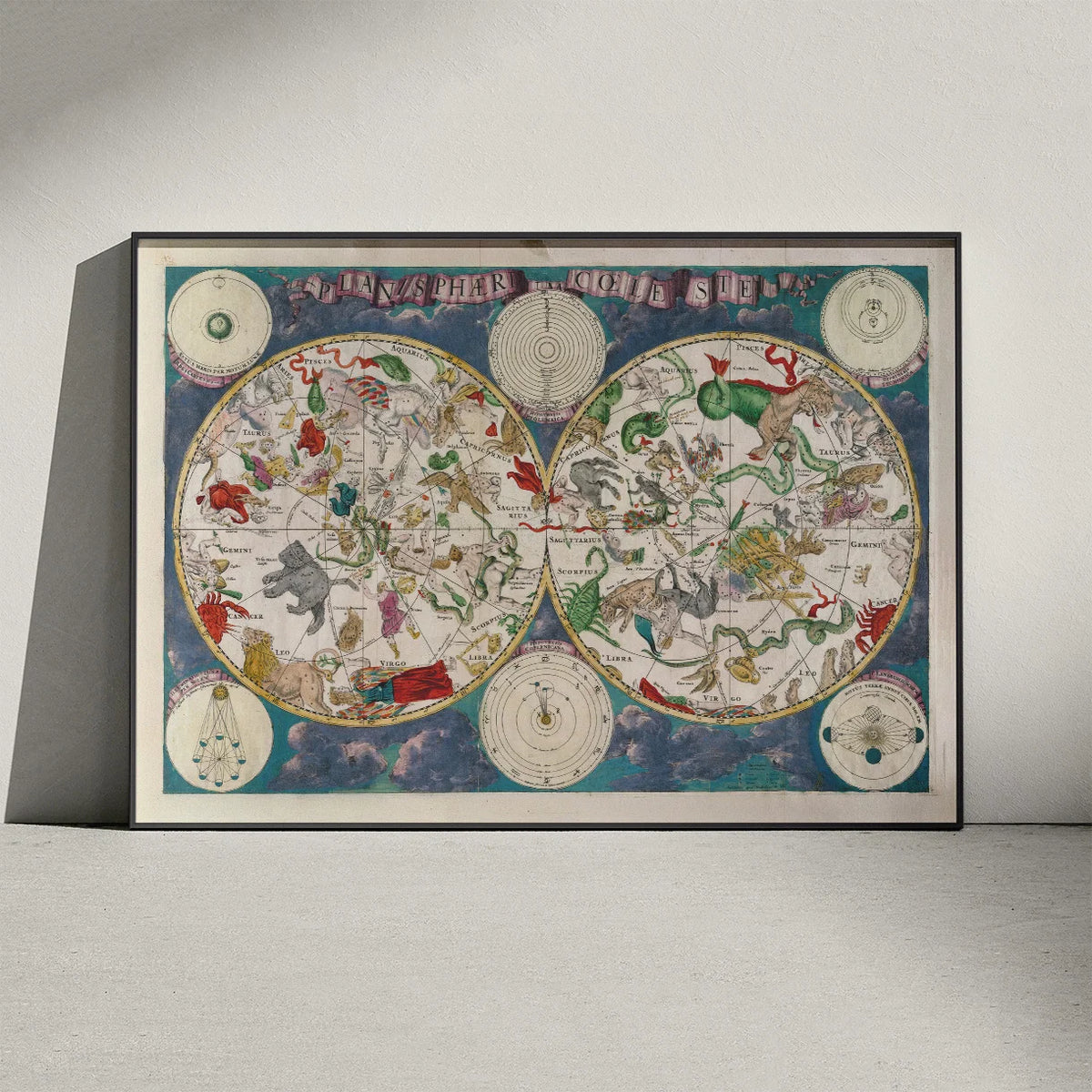 Planisphærium Cæleste 1680 - Stjernerne på himlen – billede 2
