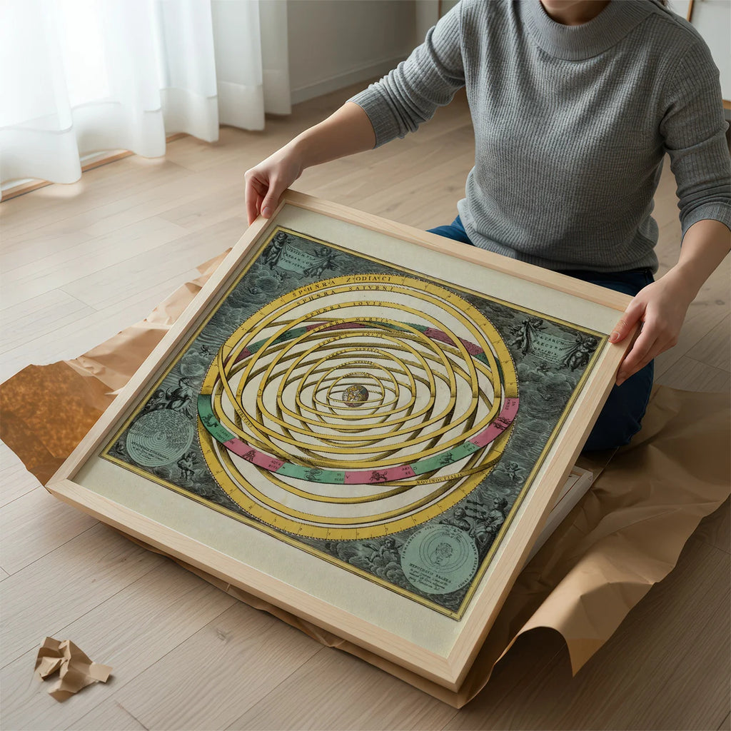 Orbium planetarum Terram 1708 - Astronomi – billede 2