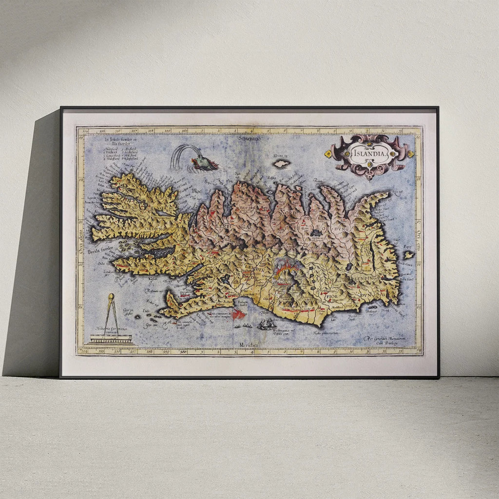 Island 1595 - Gerard Mercator – billede 2