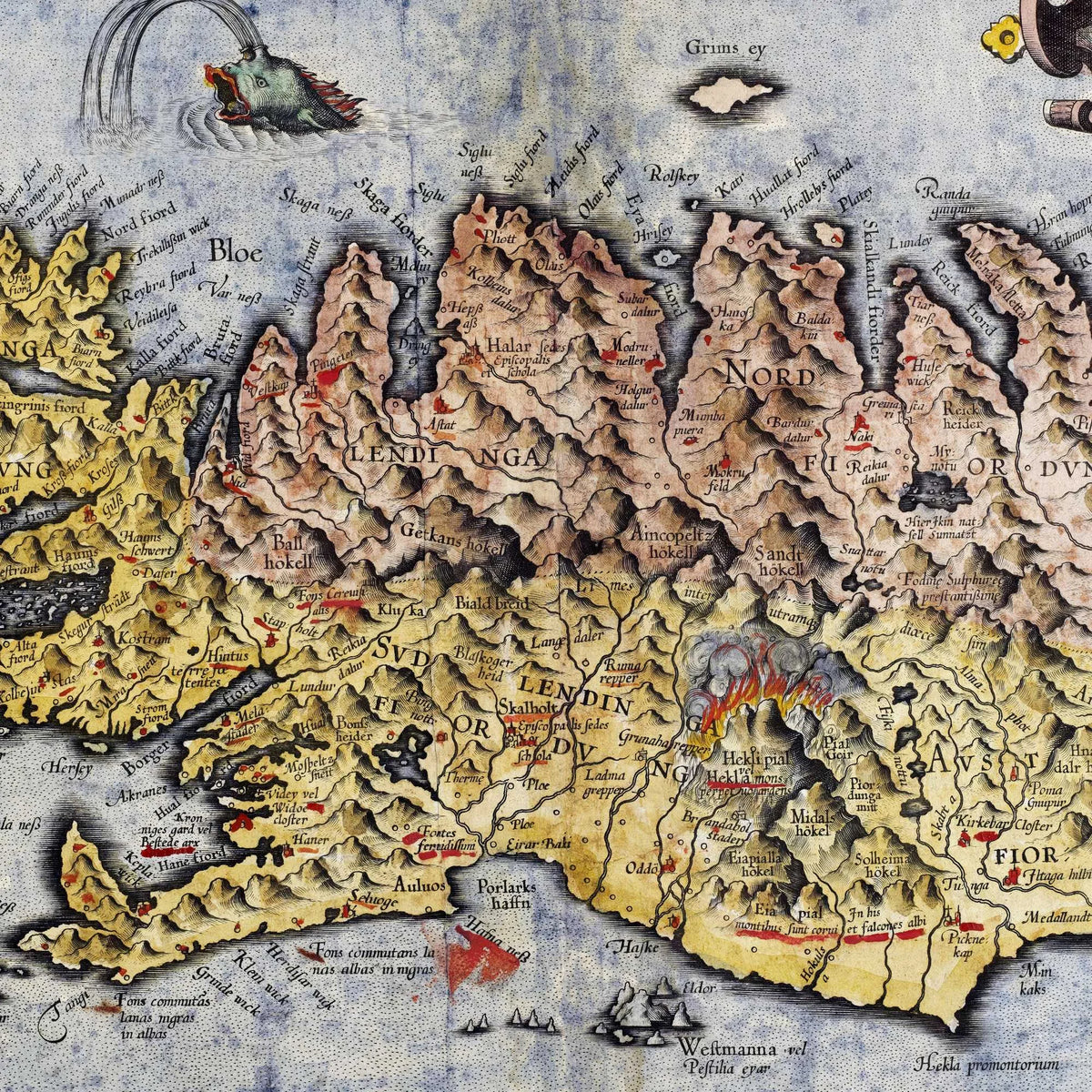 Island 1595 - Gerard Mercator – billede 3