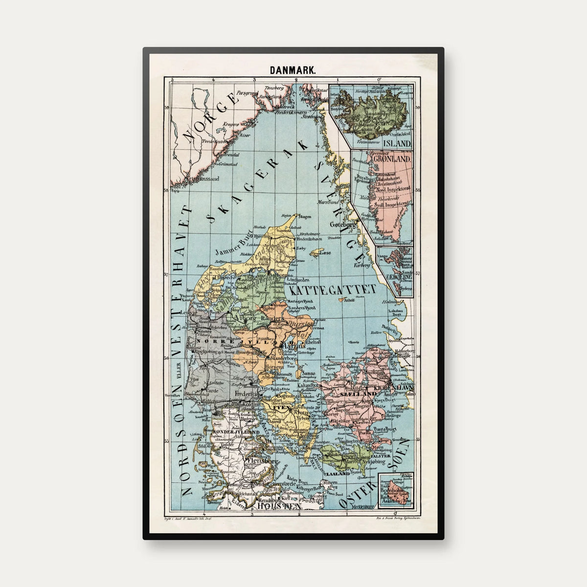 Danmark 1879 - Plakat - 50×82 cm – billede 1