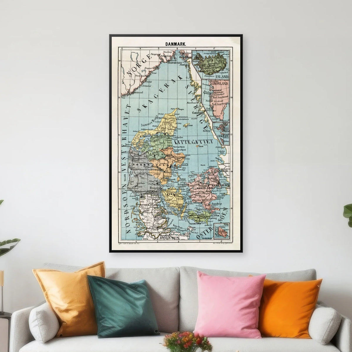 Danmark 1879 - Plakat - 50×82 cm – billede 3