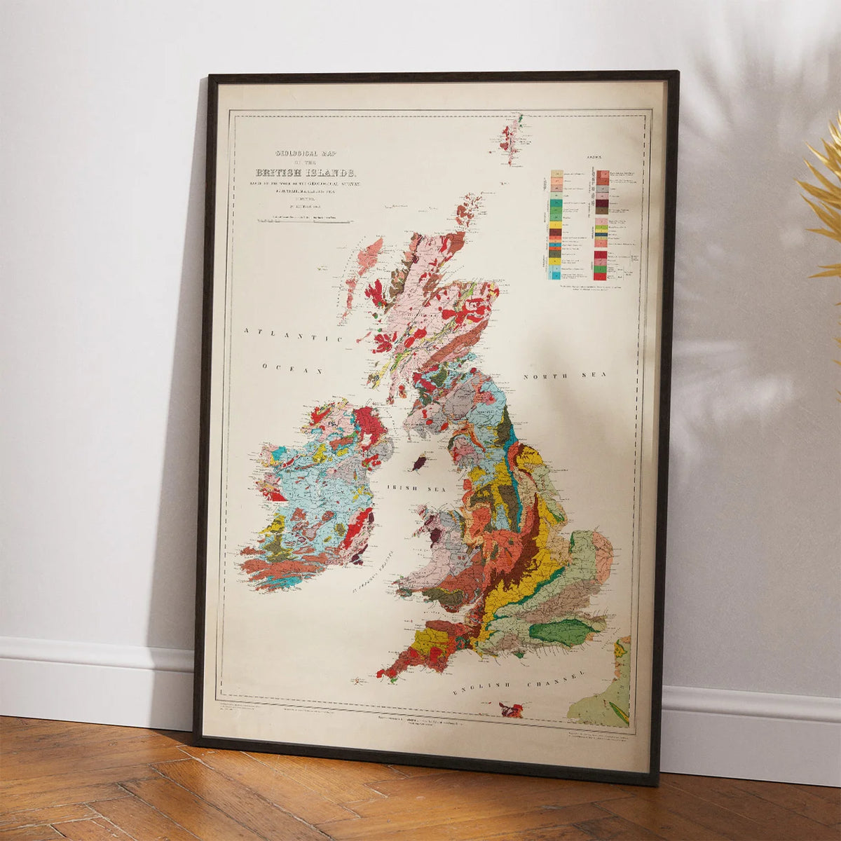 British Islands 1912 - Geologisk kort – billede 2