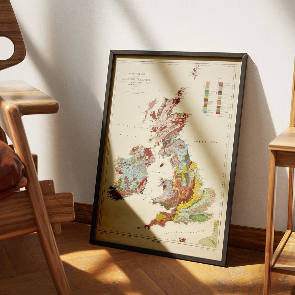 British Islands 1912 - Geologisk kort – billede 3