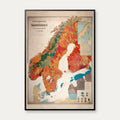 Skandinavien 1908 - Geologisk oversigtskort – billede 1