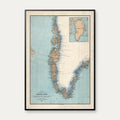 Kolonierne i Grønland 1908 - Geografi – billede 1