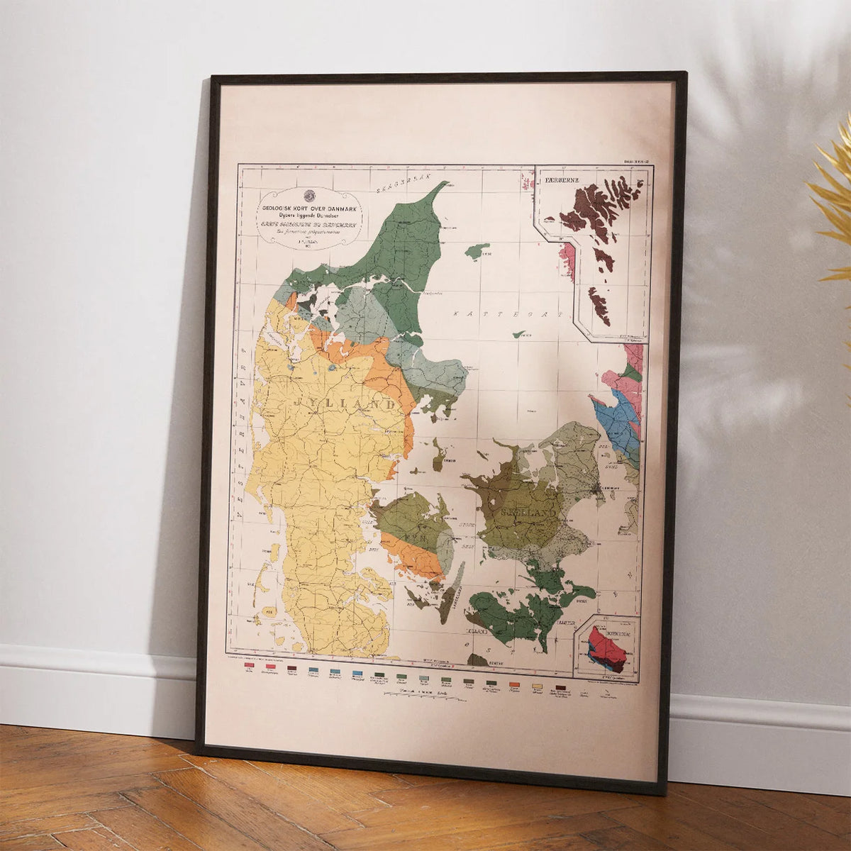 Geologisk kort over Danmark 1922 – billede 2