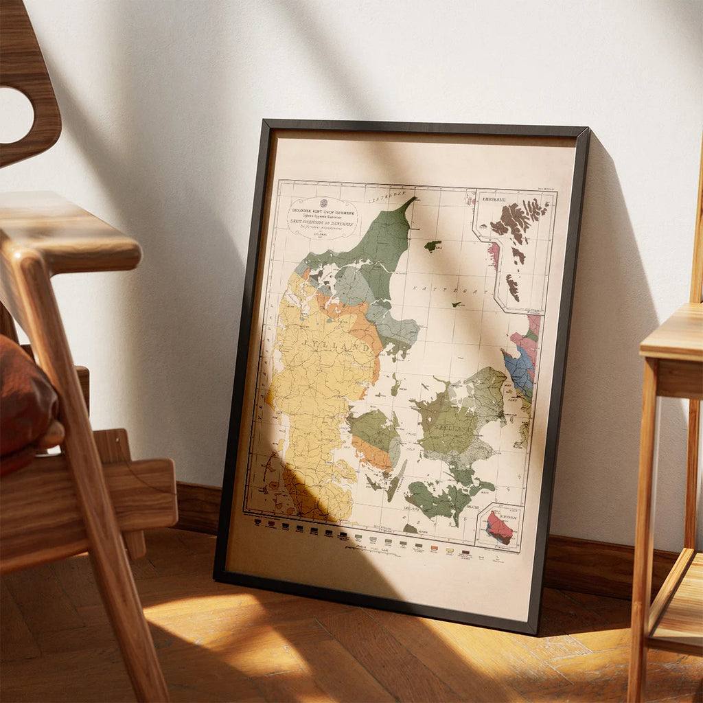 Geologisk kort over Danmark 1922 – billede 3