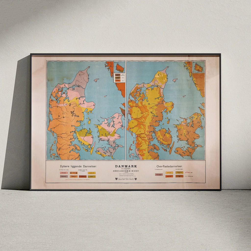 Den danske undergrund - Geologisk kort – billede 2