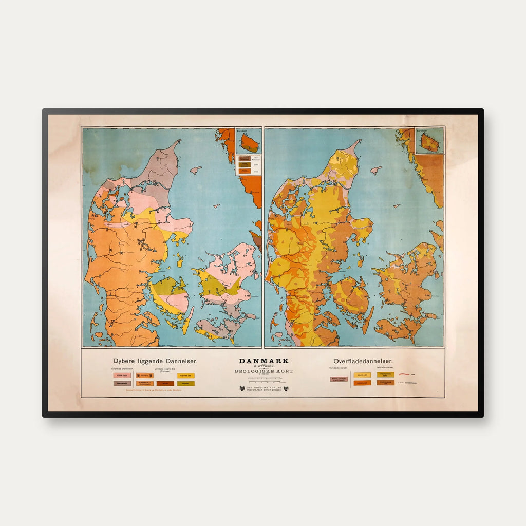 Den danske undergrund - Geologisk kort – billede 1