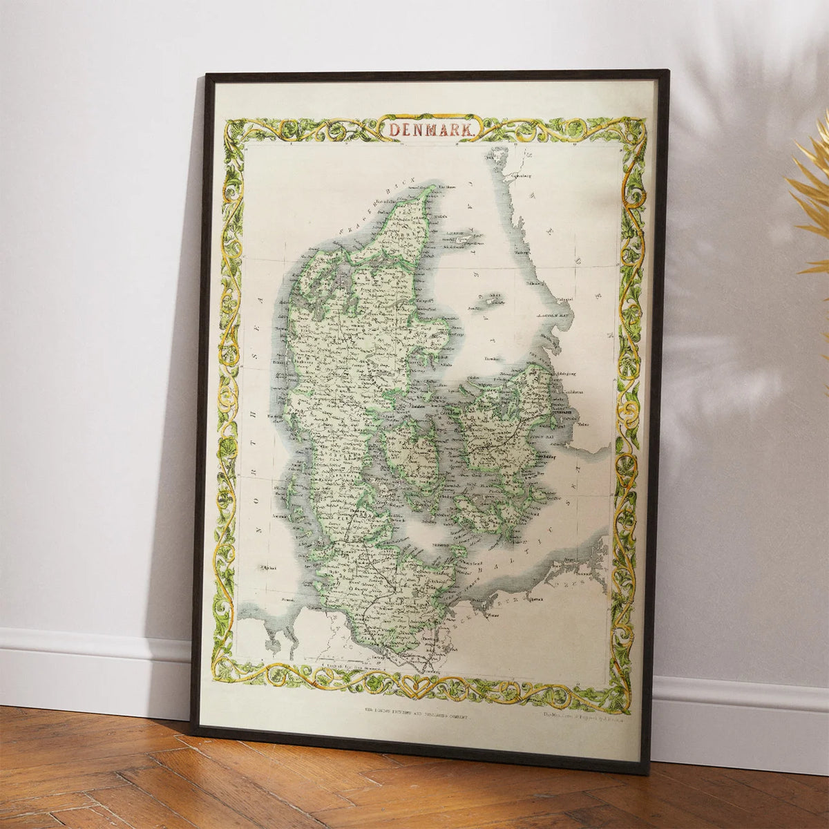 Danmark 1855-1860 - Kort & plakat – billede 2