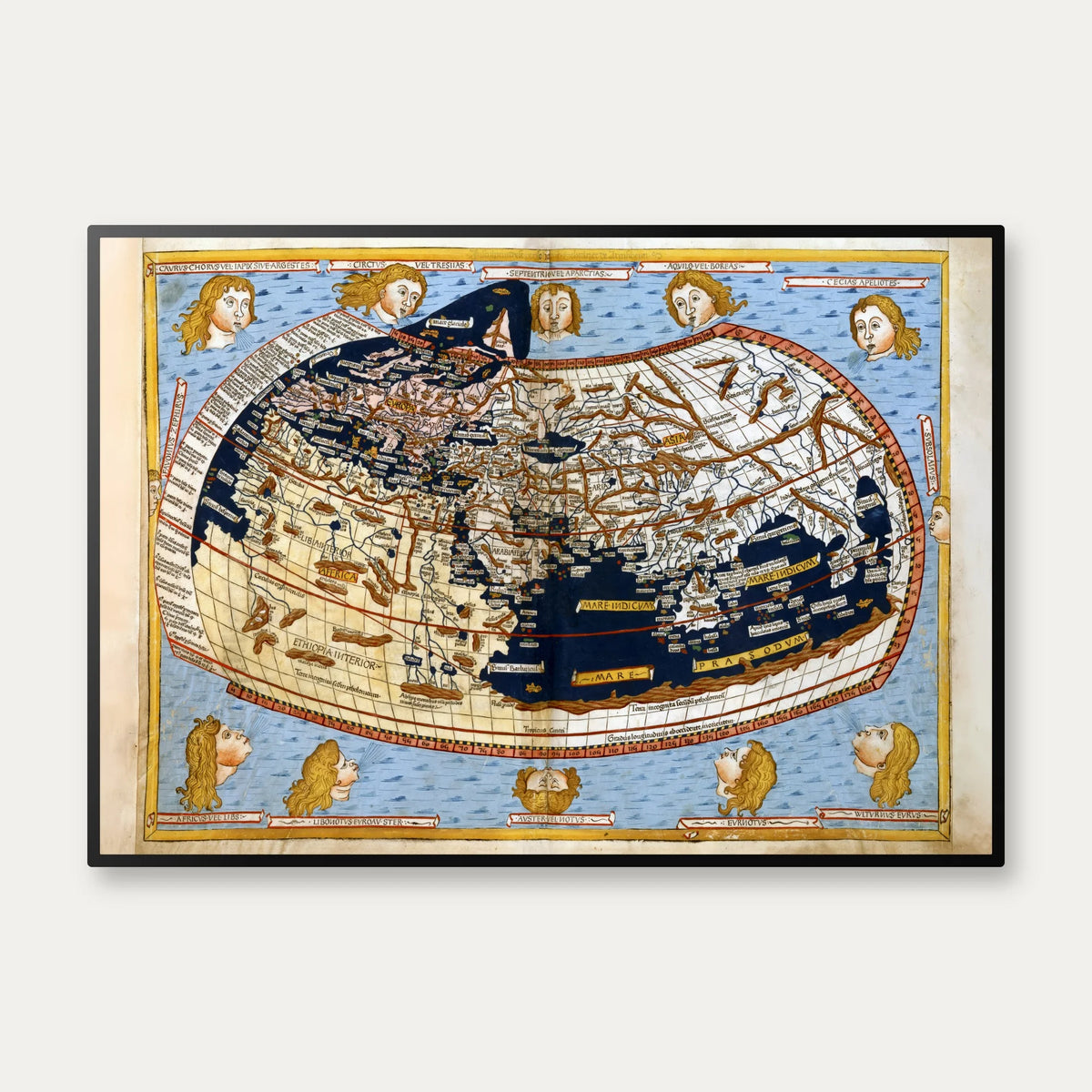 Verdenskort 1486 - Cosmographia – billede 1