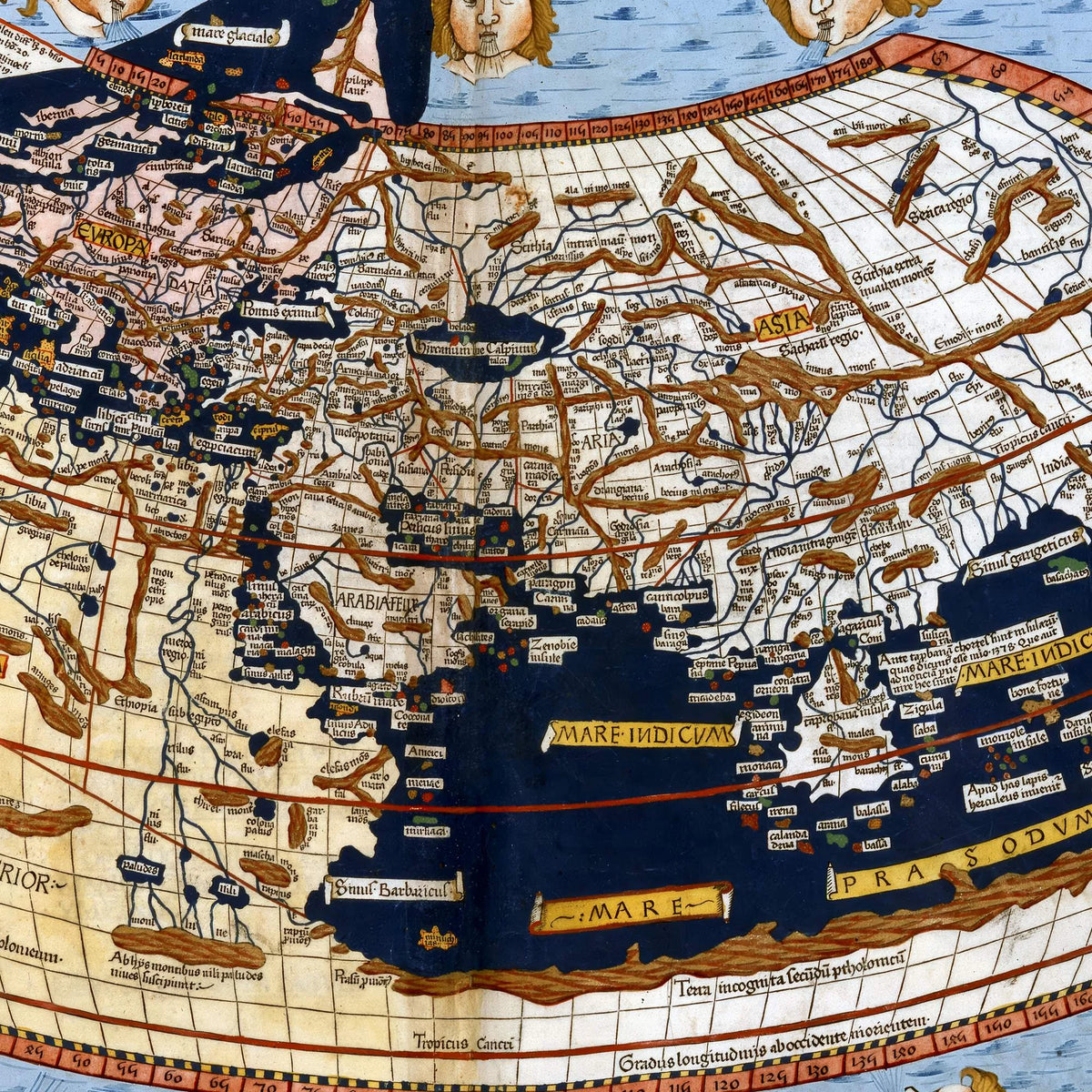 Verdenskort 1486 - Cosmographia – billede 3