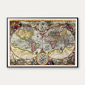 Verdenskort 1594 - Orbis terrarum typus – billede 1