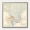 Korsør Havn 1893 - Søkort – billede 1