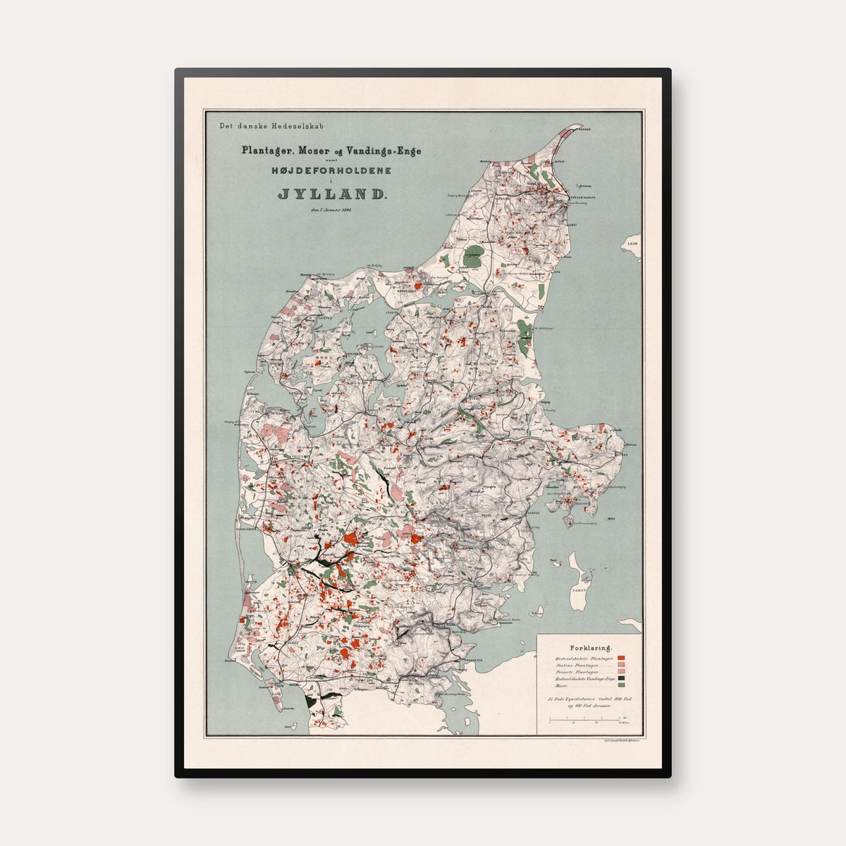 Jyllands plantager & moser 1894 – billede 1